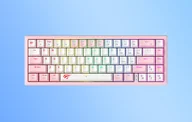Klawiatury - HAVIT KB874L RGB różowa - miniaturka - grafika 1
