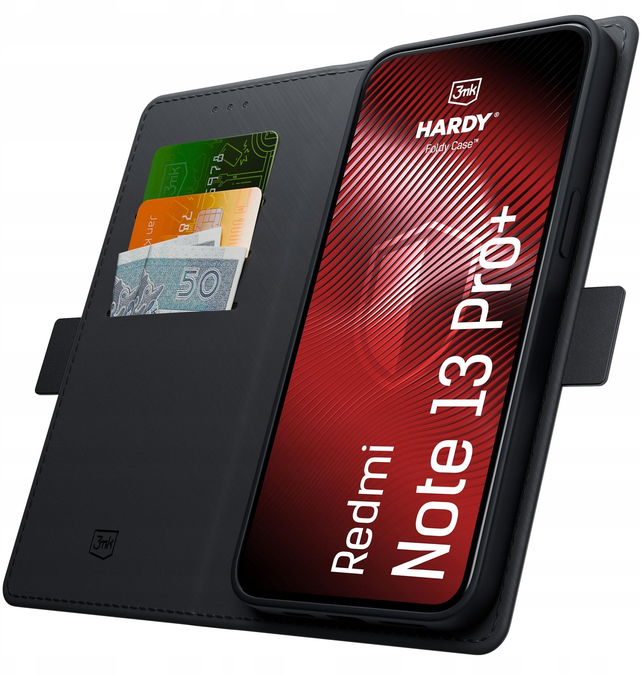3MK Redmi Note 13 Pro+ - 3mk Hardy Foldy Case