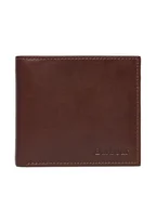 Portfele - Barbour Duży Portfel Męski MLG0002BR52 Brązowy - miniaturka - grafika 1