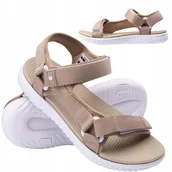 Sandały damskie - Sandały damskie na rzepy trekkingowe miejskie sportowe wygodne plażowe 36 - miniaturka - grafika 1