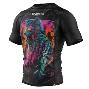 Koszulka Męska na siłownię rashguard MMA EXTREME HOBBY CYBER ANIMALS - Kimona, stroje i obuwie - miniaturka - grafika 1
