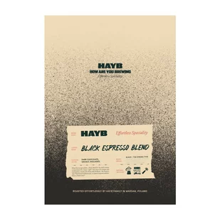 kawa ziarnista HAYB BLACK espresso blend 250g - Kawa - miniaturka - grafika 1