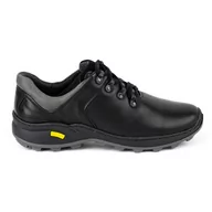 Buty trekkingowe męskie - Buty męskie trekkingowe skórzane 890MA czarne - Buty Olivier - miniaturka - grafika 1