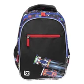 Plecaki szkolne i tornistry - Plecak szkolny, wzór Racer, dwukomorowy, 1-3 klasa - miniaturka - grafika 1