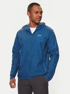 Odzież trekkingowa męska - Helly Hansen Kurtka outdoor Roam Wind Jacket 63145 Niebieski Regular Fit - miniaturka - grafika 1