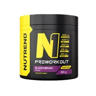 Aminokwasy - NUTREND N1 Pre Workout - 255g - Blackcurrant - Odżywki około treningowe - miniaturka - grafika 1
