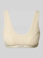 Biustonosze - Biustonosz z elastycznym paskiem z logo i szerokimi ramiączkami - miniaturka - grafika 1