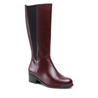 Kozaki damskie - Kozaki Go Soft RST-AUGUSTA-11A Bordowy - miniaturka - grafika 1