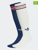 Skarpetki męskie - adidas Skarpety sportowe (2 pary) w kolorze kremowo-granatowym - miniaturka - grafika 1