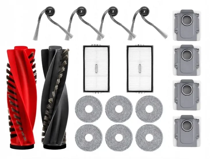 25 Szt.zestaw Akcesoriów Do Roborock Qrevo Curv/edge Szczotki, Filtry, Mopy