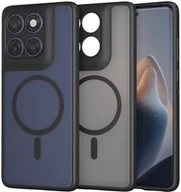 Etui i futerały do telefonów - Etui Supero do Motorola Moto Edge 60 Pro Magsafe, półprzezroczysto-czarne - miniaturka - grafika 1