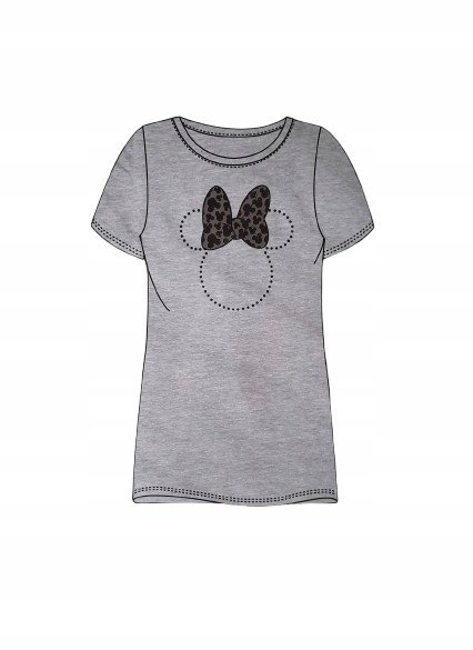 Koszula nocna Minnie Mouse XL szara bawełniana