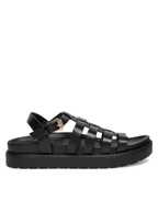 Sandały damskie - Jenny Fairy Sandały WYL0710-4 Czarny - miniaturka - grafika 1