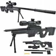 Zabawki militarne - Pistolet Karabin Na Kulki Plastikowe I Gumowe 6Mm - miniaturka - grafika 1