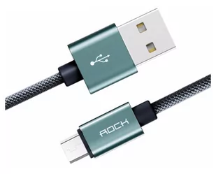 ROCK Kabel ROCK Micro USB Nylonowy 2,1A 100cm - Kable USB - miniaturka - grafika 1