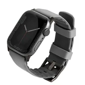 Akcesoria do smartwatchy - UNIQ pasek Linus Apple Watch Series 4/5/6/7/8/SE/SE2 38/40/41mm. Airosoft Silicone szary/chalk grey - miniaturka - grafika 1