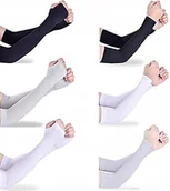 Pozostała odzież dla rowerzystów - 6X RĘKAWY NA PRZEDRAMIONA PRZECIWSŁONECZNE ANTY UV 3 PARY RĘKAW CHŁODZĄCY - miniaturka - grafika 1