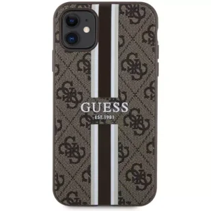 Etui Guess GUHMN61P4RPSW do iPhone 11 / Xr hardcase 4G Printed Stripes MagSafe - Etui i futerały do telefonów - miniaturka - grafika 7