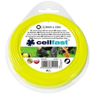 Akcesoria do kos i kosiarek - cellfast Żyłka tnąca Kwadrat 2.4 mm x 15 m - miniaturka - grafika 1