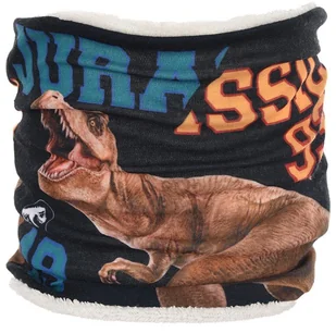 Licencyjny komin dla chłopca Jurassic Park rozmiar uniwersalny - Apaszki i szaliki damskie - miniaturka - grafika 1
