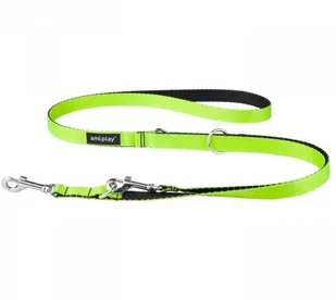 Ami Play Smycz Taśma Twist 6w1 100-200cm L zielony - Smycze dla psów - miniaturka - grafika 1