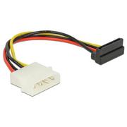 Delock KABEL SATA ZASI.MOLEX(M)->SATA(F)90 (60104)