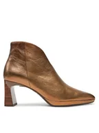 Botki damskie - Hispanitas Botki MENORCA-I24 HI243576 Złoty - miniaturka - grafika 1