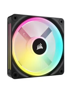 Corsair iCUE LINK QX120 RGB Expansion Fan - Black - Wentylator obudowy - 120 mm - Czarny ze światłem RGB - 37 dBA - Wentylatory komputerowe - miniaturka - grafika 1