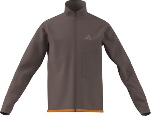 adidas uniseks-kind Terrex Kids Multi Full-Zip Fleece, trace brown, 7-8 Years