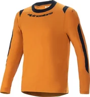Koszulki męskie - Alpinestars Koszulka długi rękaw ALPINESTARS A-DURA DRI WOOL LS JERSEY, Dark Gold Rozmiar: L - miniaturka - grafika 1