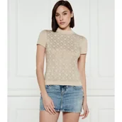 Bluzki damskie - GUESS Półgolf | Slim Fit - miniaturka - grafika 1