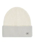 Czapki damskie - Calvin Klein Czapka Metal Two-Tone Chunky K60K612598 Kolorowy - miniaturka - grafika 1