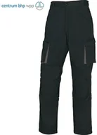 Odzież robocza - Delta Plus Spodnie robocze mach2 z poliestru/bawełny kolor czarno-szary rozmiar M M2PA2NOTM M2PA2NOTM - miniaturka - grafika 1