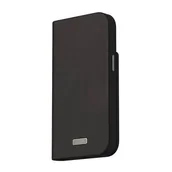 Pozostałe akcesoria do telefonów - Moshi Overture MagSafe - Skórzane etui 3w1 z klapką iPhone 15 (Midnight Black) - miniaturka - grafika 1