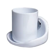 Kubki na szczoteczki do zębów - Szklanka Sandra biały - miniaturka - grafika 1