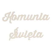 Scrapbooking - EKO-DECO, napis, komunia święta - miniaturka - grafika 1