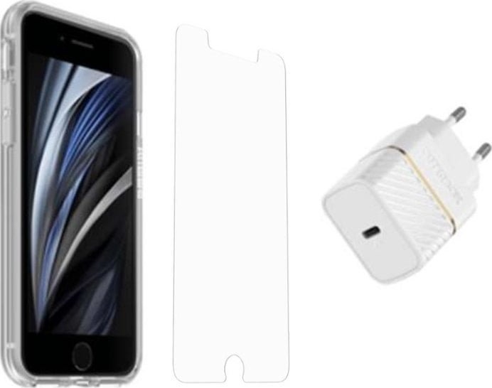 OtterBox OtterBox KIT iPhone SE 2.gen/8/7 Case/Glass/USB-C 20W