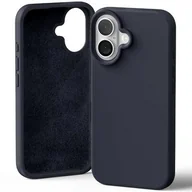 Etui i futerały do telefonów - Etui MERCURY Silicone do Apple iPhone 16 Granatowy - miniaturka - grafika 1