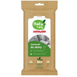 Natural Chusteczki Do Skóry 25 Szt. - Kosmetyki samochodowe - miniaturka - grafika 1