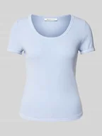 Koszulki i topy damskie - T-shirt z okrągłym dekoltem - miniaturka - grafika 1