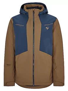 Ziener TAFAR Męska kurtka narciarska/snowboardowa | oddychająca, wodoszczelna, orzech włoski dob, 58 - Kurtki męskie - miniaturka - grafika 1