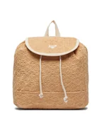 Plecaki - Roxy Plecak ERJBP04736 Beżowy - miniaturka - grafika 1