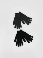 Czapki męskie - Reserved - Rękawiczki 2 pack - czarny - miniaturka - grafika 1