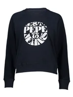 Swetry damskie - Pepe Jeans Sweter "Elena" w kolorze czarno-białym - miniaturka - grafika 1