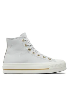 Converse Trampki Chuck Taylor All Star Lift Platform Tailored Lines A08237C Szary - Trampki damskie - miniaturka - grafika 1