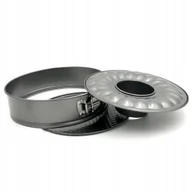 Formy do ciast - Tortownica Forma Do Babki Blacha 2W1 Zestaw - miniaturka - grafika 1