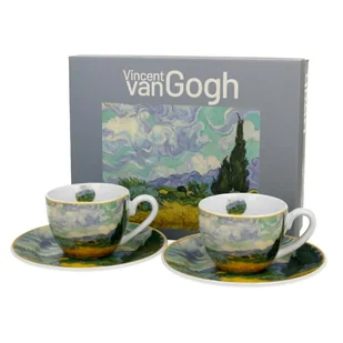 Filiżanki espresso Van Gogh Wheat Field 90 ml - Filiżanki - miniaturka - grafika 1