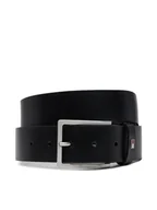 Paski - Tommy Hilfiger Pasek Męski Oliver 4.0 AM0AM13175 Czarny - miniaturka - grafika 1