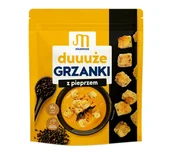 Pieczywo chrupkie - Mamut Grzanki duuuże z pieprzem 110 g - miniaturka - grafika 1