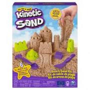 Masy plastyczne - Kinetic Sand - Zestaw plażowy z akcesoriami - Spin Master - miniaturka - grafika 1